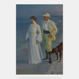 Zomeravond op het strand van Skagen Acryl Bord