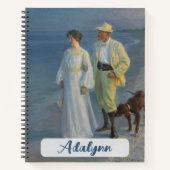 Zomeravond Peder Severin Krøyer Art Denemarken Notitieboek (Voorkant)