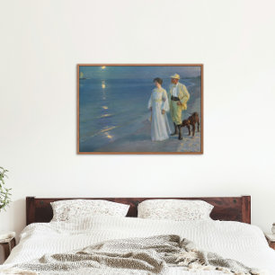 Zomeravond Peder Severin Krøyer Art Denemarken Poster