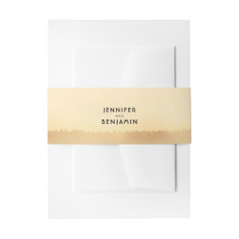 Zomeravond Zonsondergang Velden Rustieke Bruiloft Uitnodigingen Wikkel