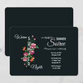 Zomeravonden Uitnodiging (Voorkant / Achterkant)