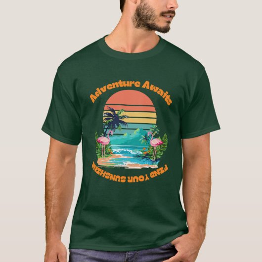 Zomeravonturen  t-shirt (Voorkant)