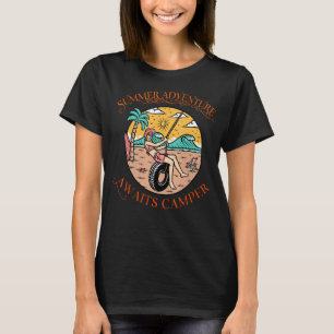 Zomeravontuur wacht op kampeerders Relax T-shirt S