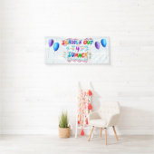 Zomerbanner voor het einde van het schooljaar spandoek (Insitu)