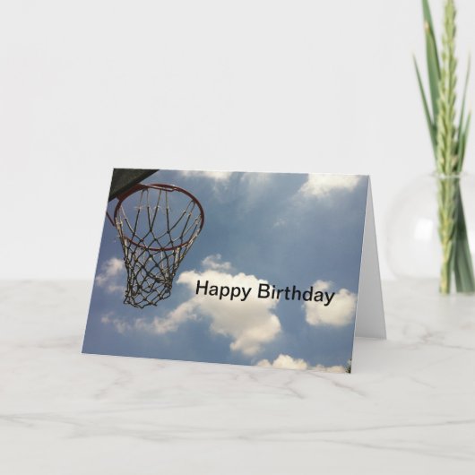 Zomerbasketbal Kaart (Voorkant)