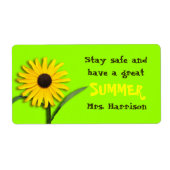 Zomerbericht Snoep Bar Wrapper van Teacher Etiket (Voorkant)