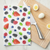 zomerbessen theedoek (Quarter Fold)