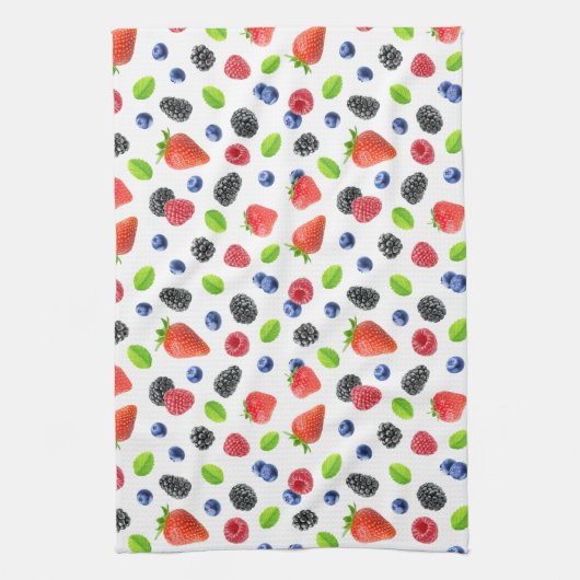 zomerbessen theedoek (Verticaal)