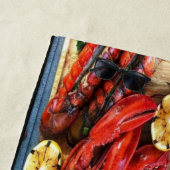 Zomerbiefstuk en garnalen strandlaken (In situ)