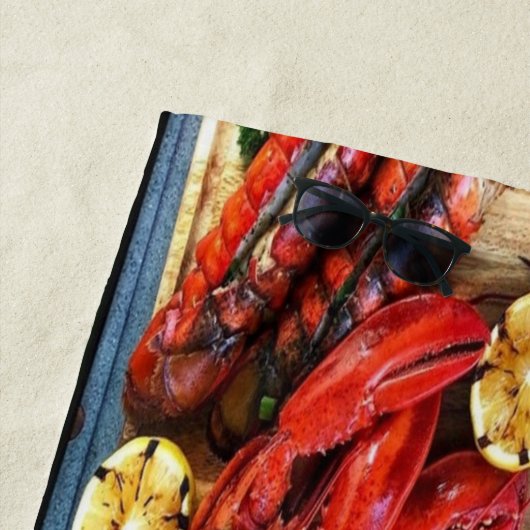 Zomerbiefstuk en garnalen strandlaken (In situ)