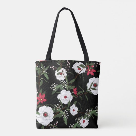 Zomerblad Mode Tote Bag (Achterkant)
