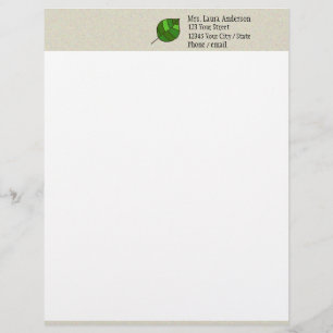 Zomerbladeren groen custom briefhoofd