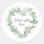 Zomerbladeren sticker (Voorkant)