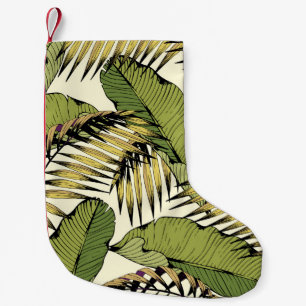 Zomerbladeren, takken, decoratief naadloos patroon kleine kerstsok