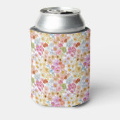 Zomerbloei Bloem Vlinder Bruiloft Feest Custom Blikjeskoeler (Blikje Achterkant)