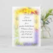 Zomerbloem 5x7 met enveloppen uitnodiging (Staand voorkant)