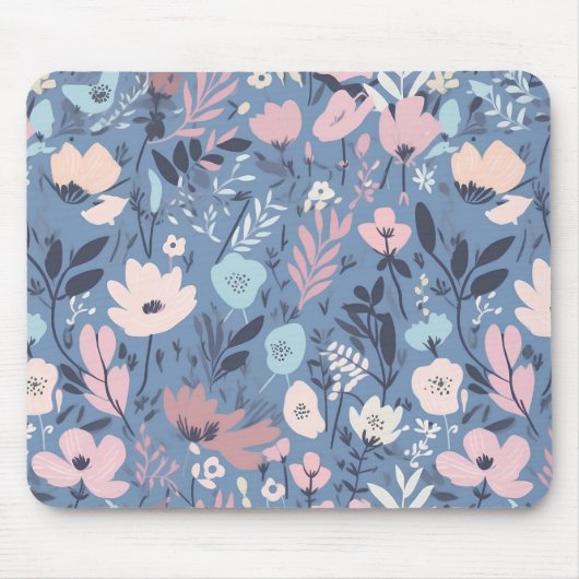 Zomerbloem Abstract Muismat (Voorkant)