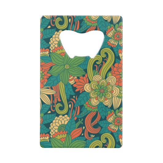 Zomerbloem Creditkaart Flessenopener (Voorkant)