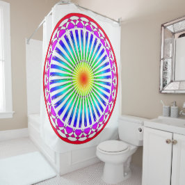 Zomerbloem Douchegordijn