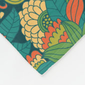 Zomerbloem Fleece Deken (Hoek)