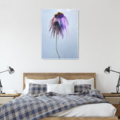 Zomerbloem Gewikkelde Canvas Print (Insitu (Slaapkamer))