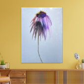 Zomerbloem Gewikkelde Canvas Print (Insitu (Woonkamer))