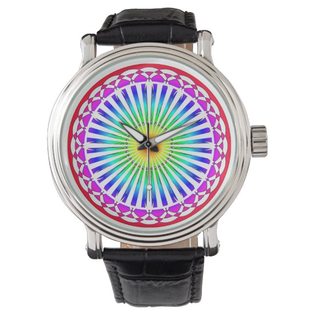 Zomerbloem Horloge (Voorkant)