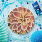 zomerbloem (mooie Florale kunst) Papieren Bordje (Feest)