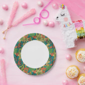 Zomerbloem Papieren Bordje (Feest)