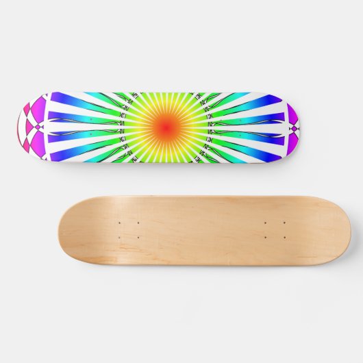Zomerbloem Persoonlijk Skateboard (Horizontaal)