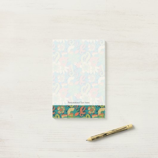 Zomerbloem Post-it® Notes (Op bureau)