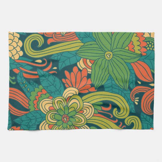 Zomerbloem Theedoek (Horizontaal)