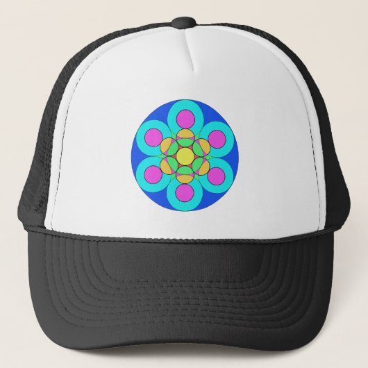 Zomerbloem Trucker Pet (Voorkant)