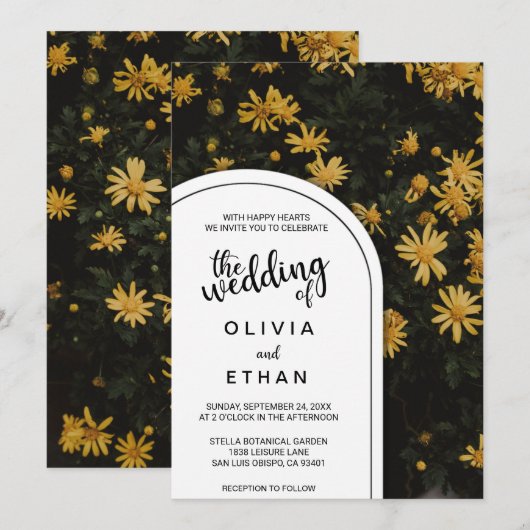 zomerbloem Woestijnwedstrijd Kaart (Voorkant / Achterkant)