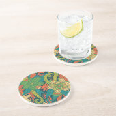 Zomerbloem Zandsteen Onderzetter (Zijkant)