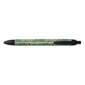 Zomerbloem Zwarte Inkt Pen (Achterkant)
