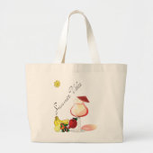 Zomerbloemen 2023 grote tote bag (Voorkant)