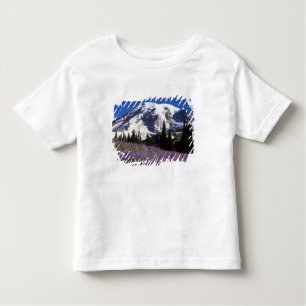zomerbloemen aan de basis van de Mount Rainier, 2 Kinder Shirts