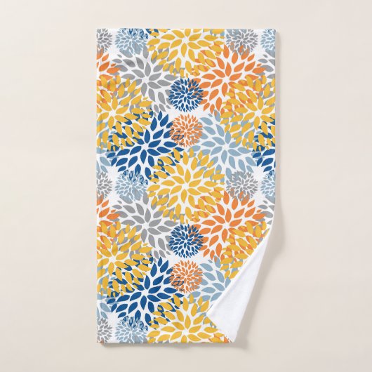Zomerbloemen Abstracte felle kleuren Bad Handdoek (Handdoek)