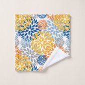 Zomerbloemen Abstracte felle kleuren Bad Handdoek (Wasdoekje)