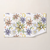 Zomerbloemen  bad handdoek (Handdoek)