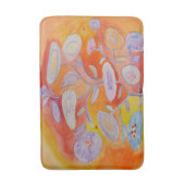 zomerbloemen badmat (Voorkant Verticaal)