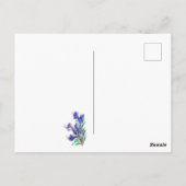 zomerbloemen briefkaart (Achterkant)