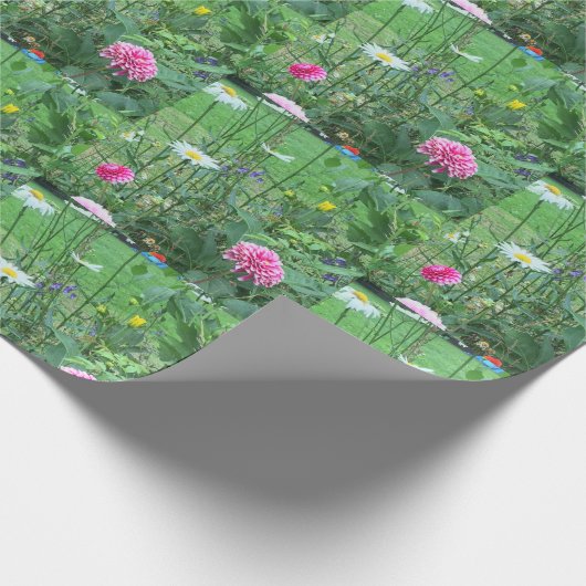 Zomerbloemen Cadeaupapier (Hoek)