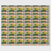 Zomerbloemen Cadeaupapier (Vlak)