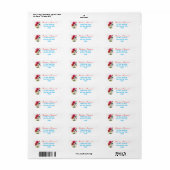 Zomerbloemen etiket (Full Sheet)