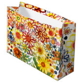 Zomerbloemen Groot Cadeauzakje (Voorkant Gekanteld)