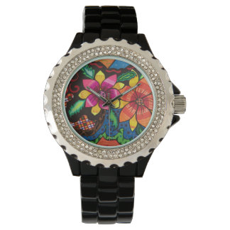 zomerbloemen horloge
