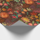  zomerbloemen in de herfst cadeaupapier (Hoek)