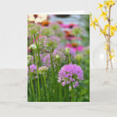 Zomerbloemen Kaart (Gele Bloem)